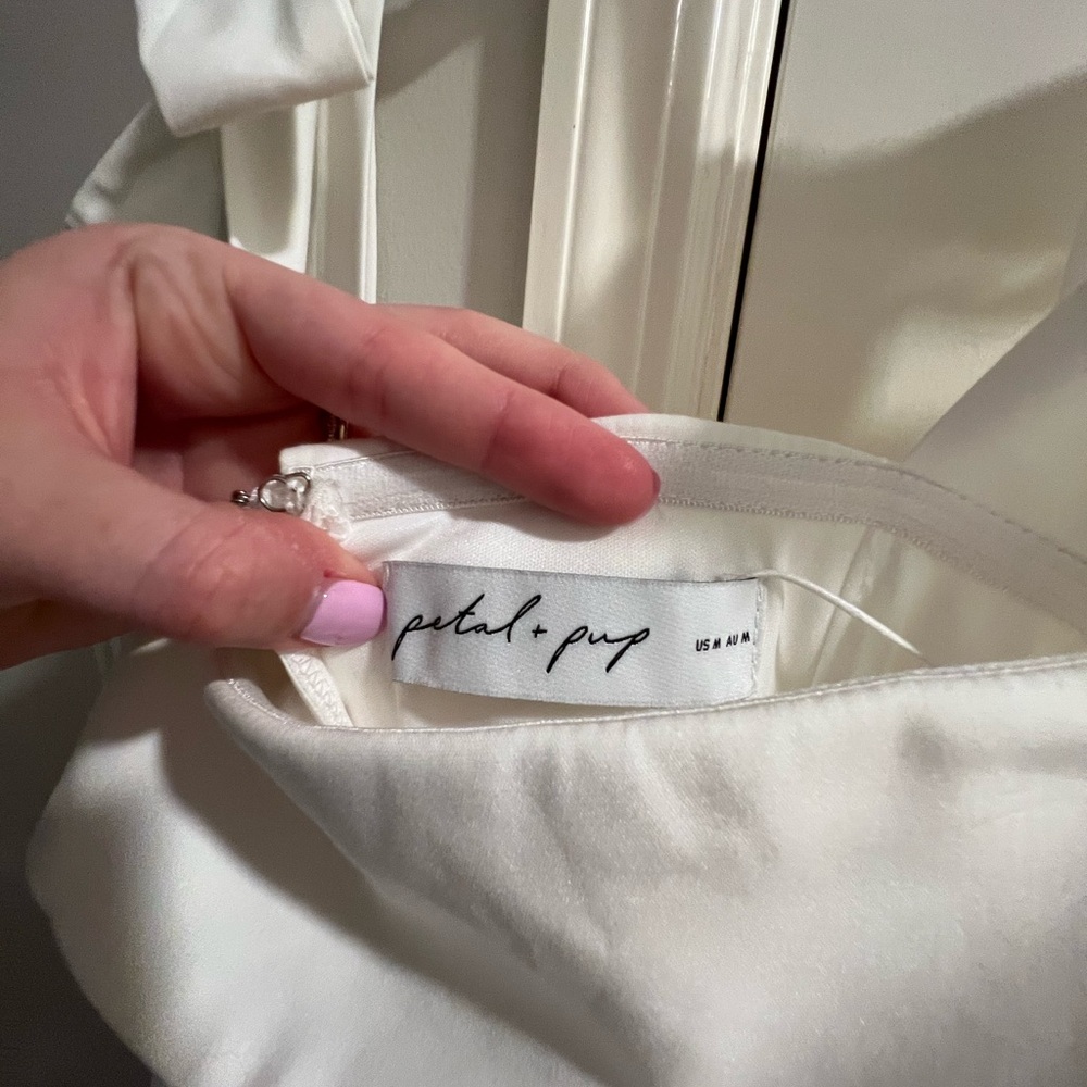 Petal & Pup White Lace Bow Dress - Picture 5 of 5